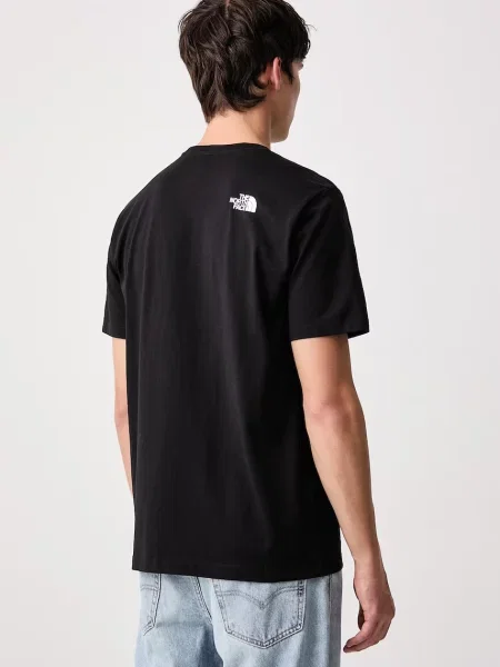 The North Face T-shirt z bawełną GRAPHIC czarna