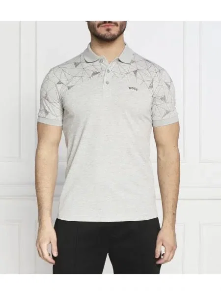 BOSS GREEN Polo Paule 3 | stretch gri