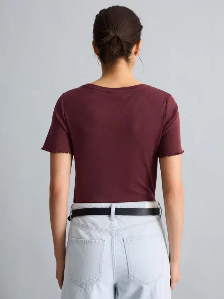 Поло Marc O'polo Denim бордовое