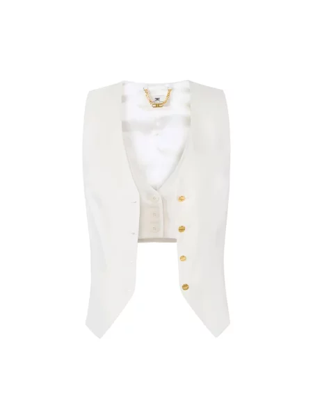 Kamizelka Elisabetta Franchi biała