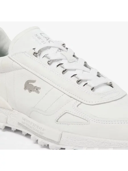 Lacoste Skórzane Sneakersy Elite Active biały
