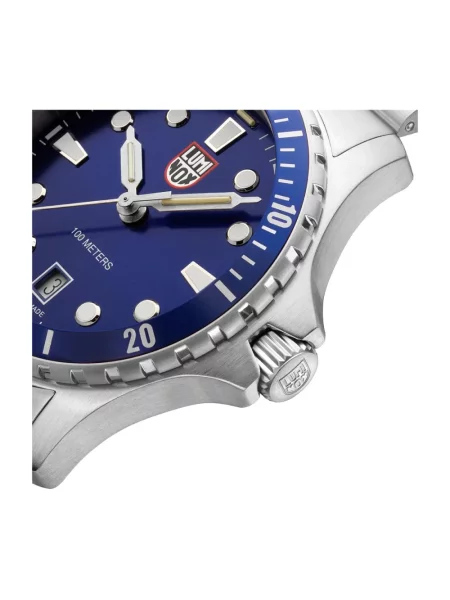Lniany zegarek Luminox niebieski
