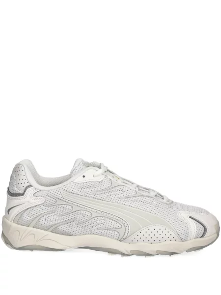 Sneakerși Puma plasă alb