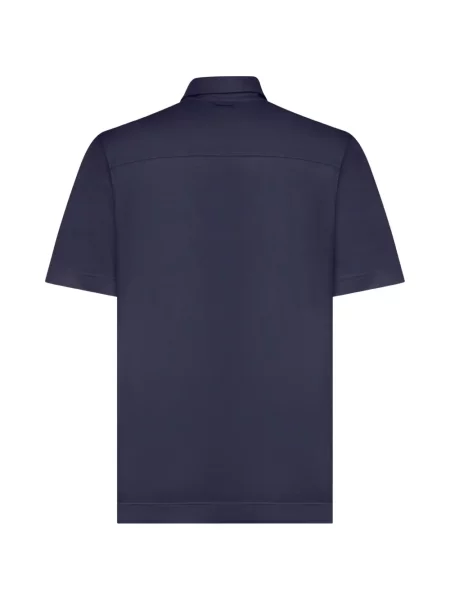 Tricou polo Zegna albastru