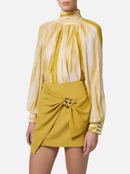 Блуза Elisabetta Franchi жовта
