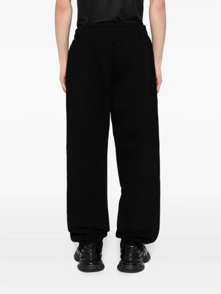 Pantaloni Vetements cu broderie negru