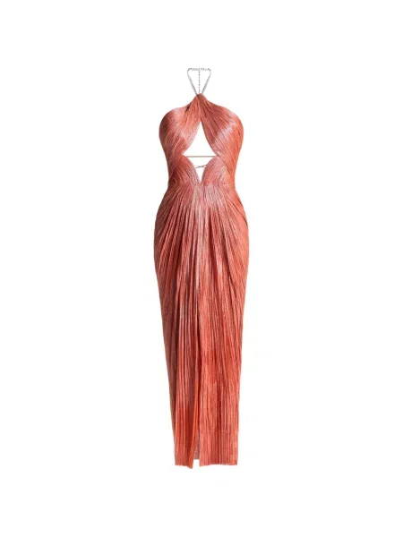 Rochie midi Maria Lucia Hohan portocaliu