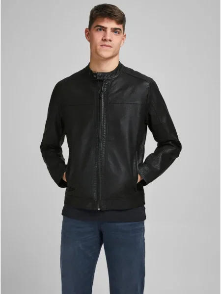 Átmeneti dzseki Jack & Jones fekete