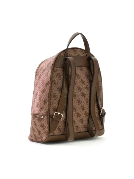 Guess Plecak Adrian Logo Travel brązowy