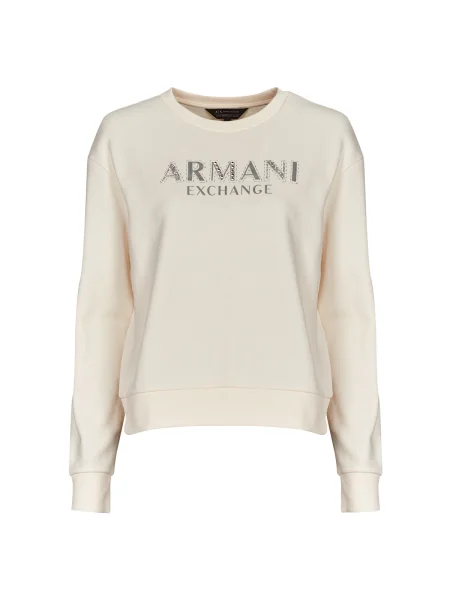 Mikina Armani Exchange béžová