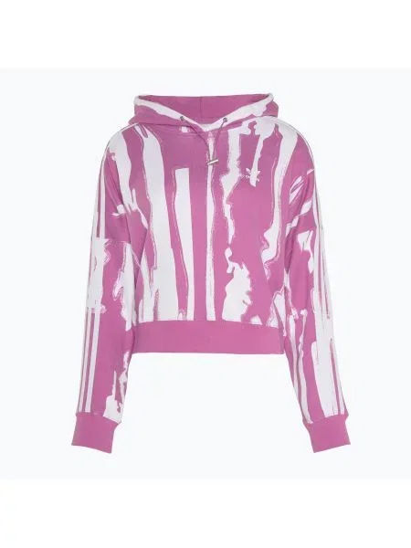 Bluza adidas Thebe Magugu semi pulse lilac/white biała