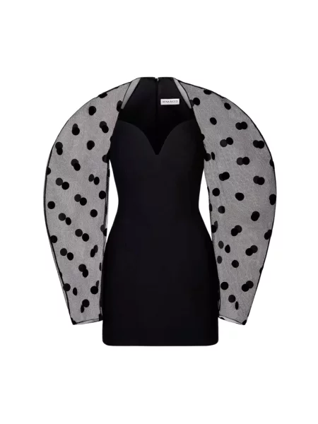 Mała mały sukienka mini Nina Ricci tiulowa czarna