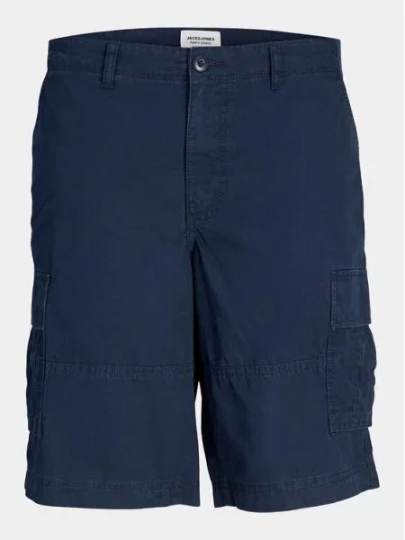 Kratke hlače iz tkanine Jack&Jones modra