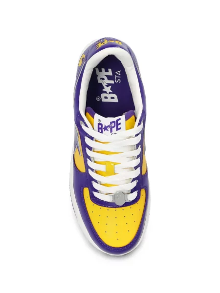Sneakerși A Bathing Ape® din piele de lac violet