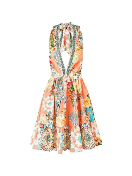 Костюм мини рокля Camilla оранжево