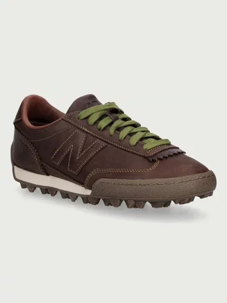 New Balance sneakersy skórzane brązowe