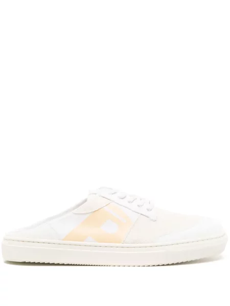 Sneakerși Phileo Paris din piele de căprioară slip-on alb