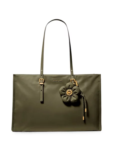 Geantă shopper Michael Kors verde