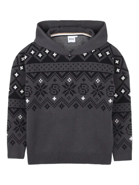 Sweter dziecięcy Bosswear szary