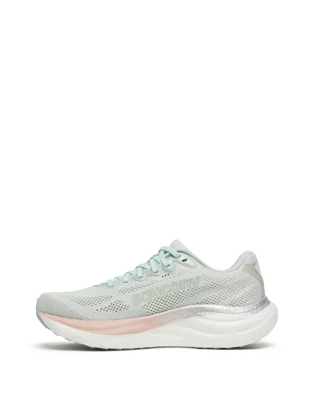 Синтетический кроссовки для бега Saucony для бега бирюзовый