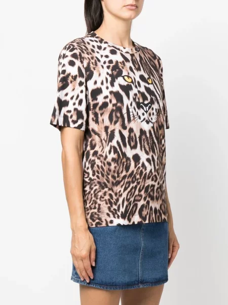 Leopardí tričko Boutique Moschino s potiskem