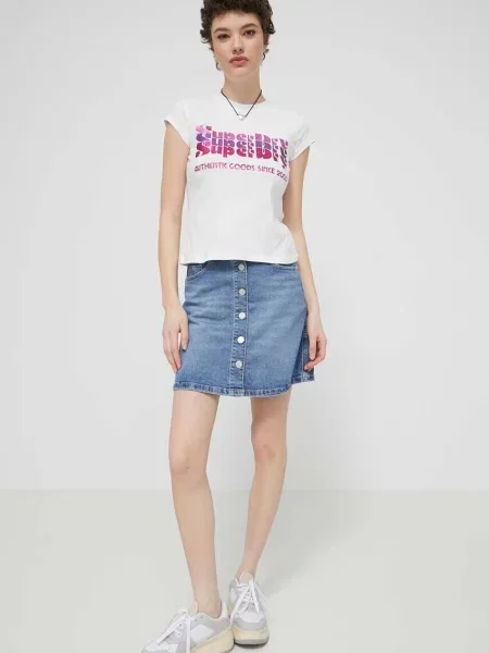 Kratka majica Superdry bež