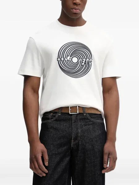 Tricou Joop! cu imagine alb