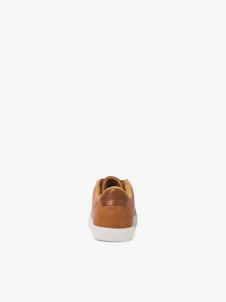 JACK & JONES Nízke tenisky koňaková / zlatá hnedá