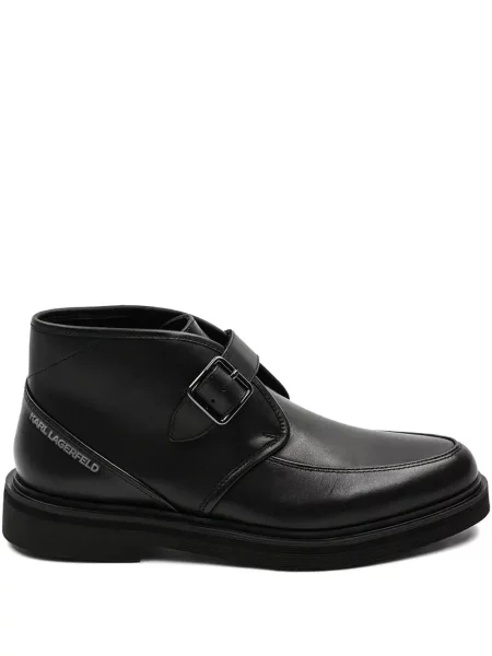 Botine Karl Lagerfeld din piele negru