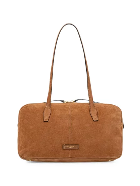 Top Gianni Chiarini din piele de căprioară maro