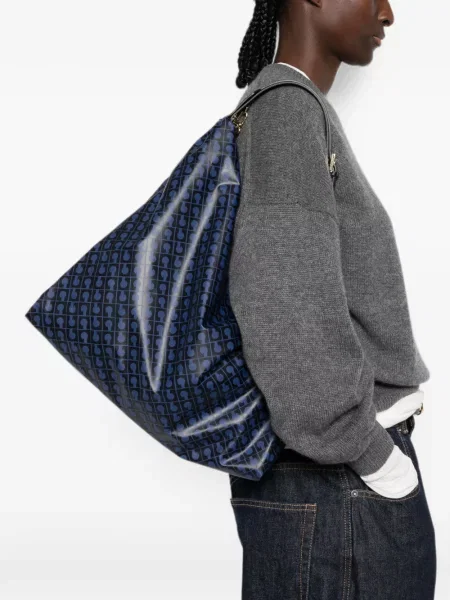 Geantă shopper Gherardini cu imagine negru