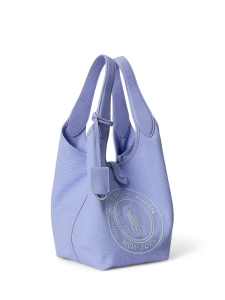 Shopper kabelka Polo Ralph Lauren modrá