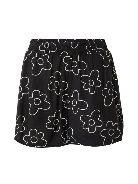 Urban Classics Hlače črna bela