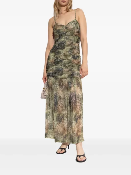 Rochie maxi Gestuz de costum verde
