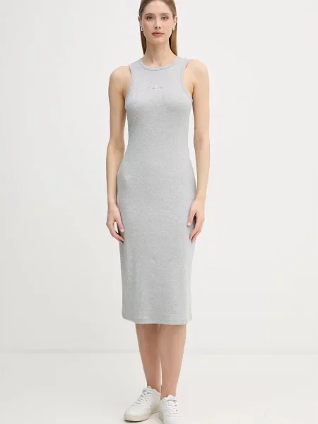Calvin Klein Jeans sukienka szara