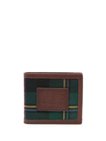 Samt kardigan Polo Ralph Lauren karirani s jednim ramenom narančasta