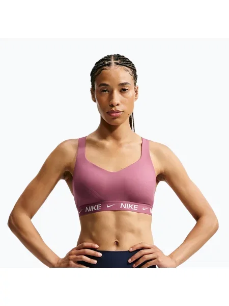 Biustonosz treningowy Nike Indy High Support pink smoke różowy