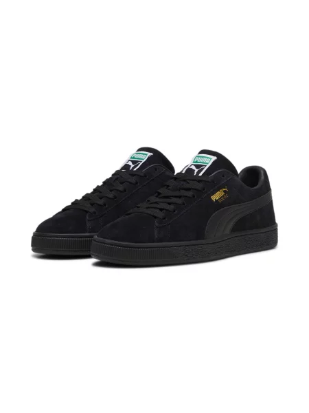 Замшевые классические кеды Puma черные