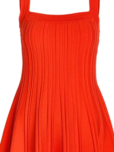 Rochie mini Simkhai tricotate evazată roșu
