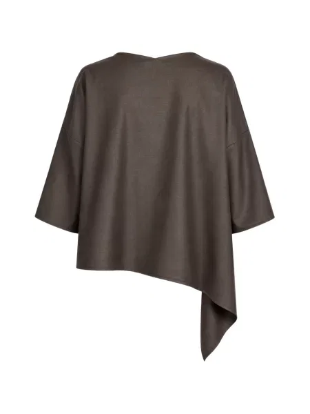 Scurt tricou Dusan asimetric maro