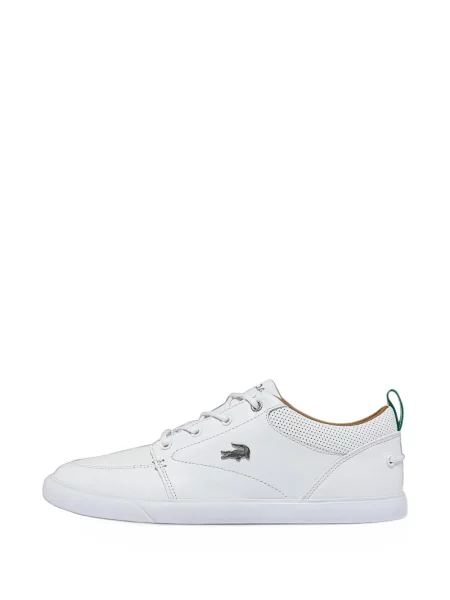 Sneakerși Lacoste Bayliss din piele alb