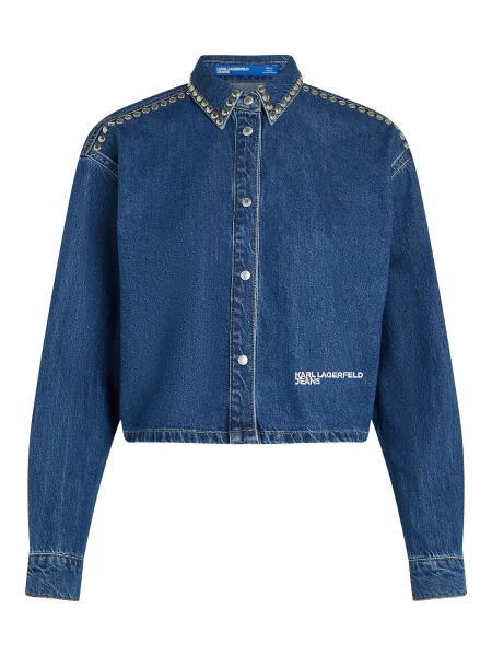 KARL LAGERFELD JEANS Blúz sötétkék
