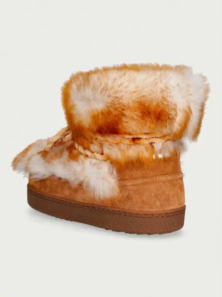 Inuikii Shearling Teddy śniegowce brązowe
