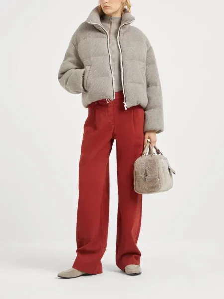 Pantaloni Brunello Cucinelli roșu