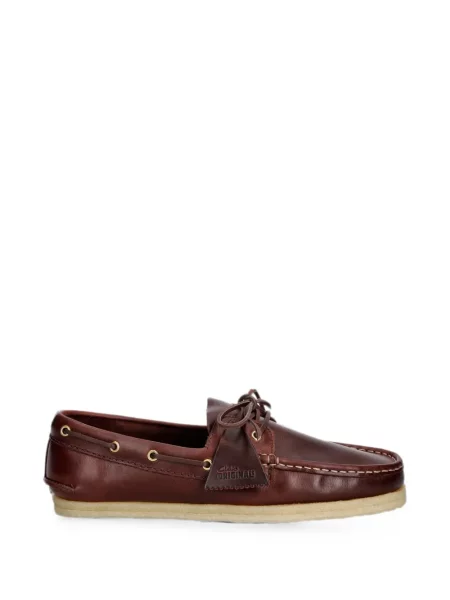 Pantofi loafer Clarks Originals cu șireturi din piele maro