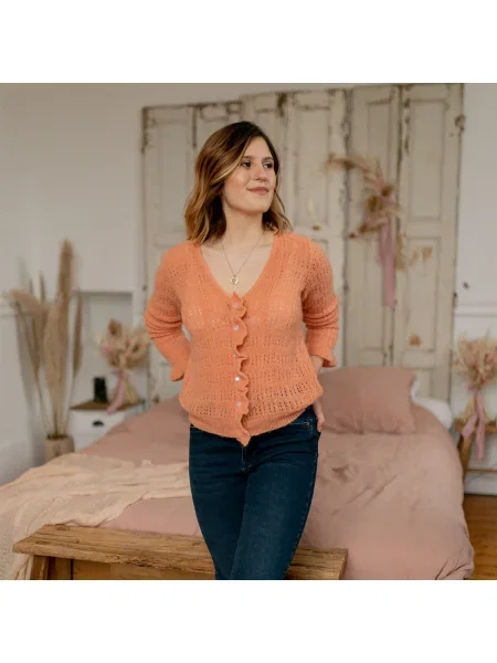 Cardigan Céleste