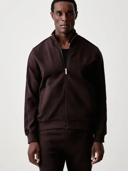 Karl Lagerfeld bluza rozpinana brązowa