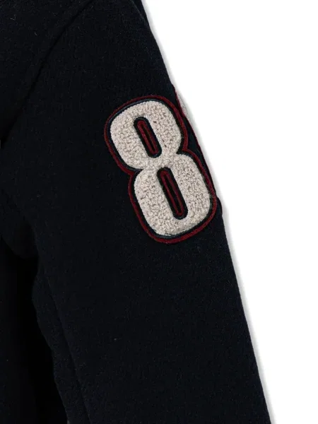 Kurtka bomber dziecięcy Guess niebieski