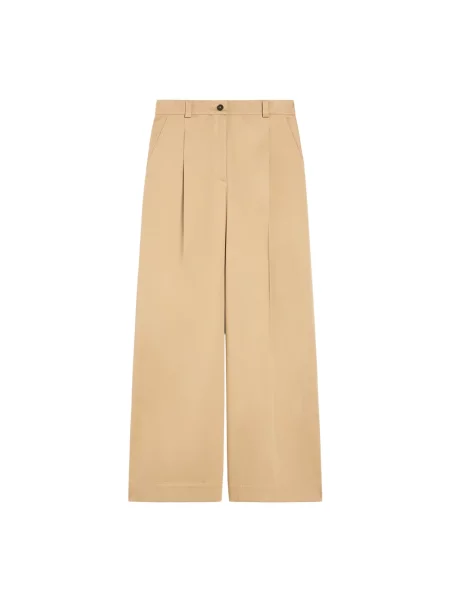 Weekend Max Mara Spodnie Kobieta M Spodnie Nebbie beżowy
