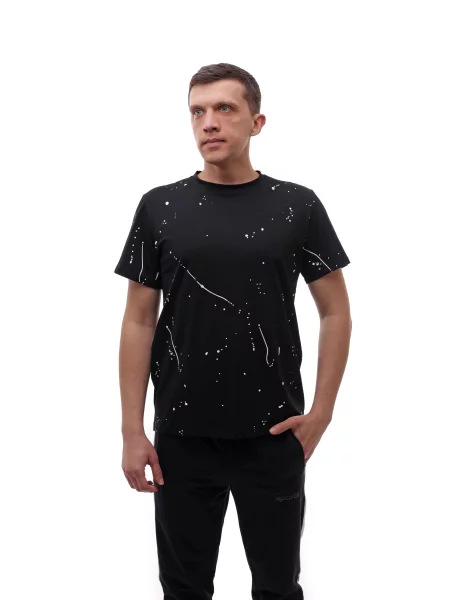 Футболка LUMO віскоза/поліестер чорний
